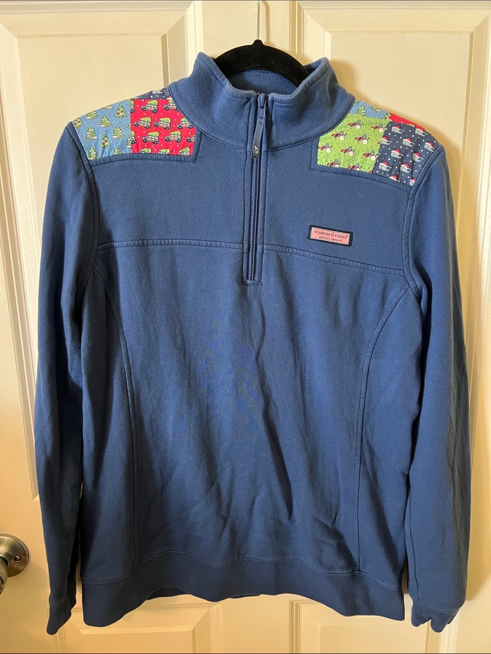 Vineyard Vines Holiday Patch Half-Zip Jacket
